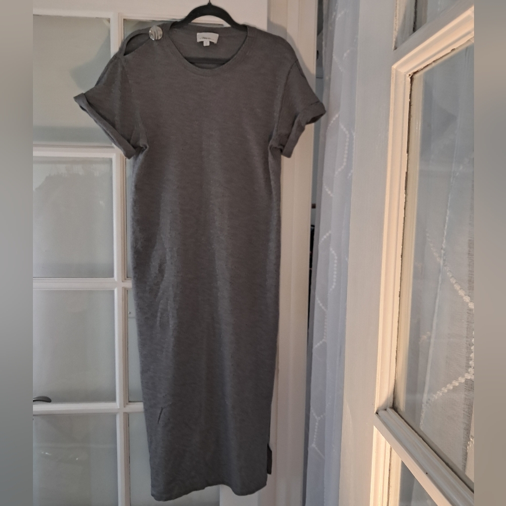 3.1 PHILLIP LIM Gray T-Shirt Dress Size Large